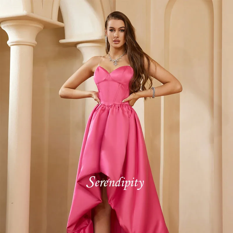 

Serendipity 2023 Sweetheart Off Shoulder Sexy Party Dresses for Women Pink Prom Gown Elegant Formal Sleeveless evening wear