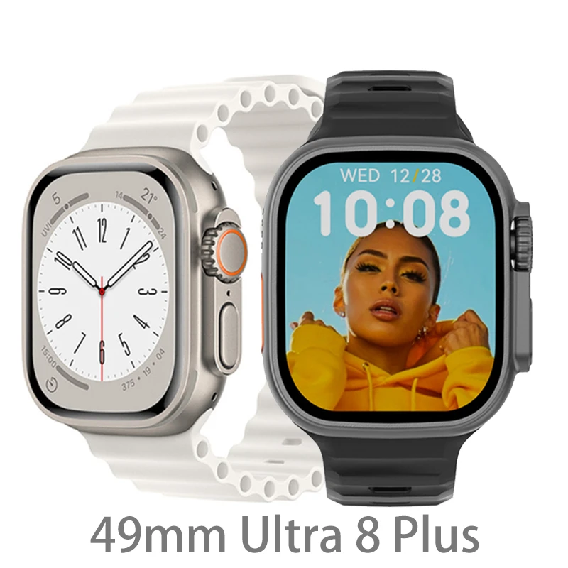 

2023 Series 8 IWO 49mm Ultra Plus Smartwatch For Man Woman Sport Fitness NFC Bluetooth Call Watches For ios Android Smart Watch