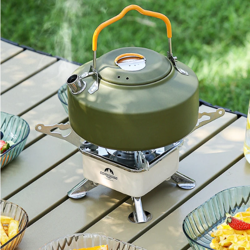 

Camping Cookware Set Hiking Picnic Barbecue Pot Portable Outdoor Tableware Kettle Pot Cookset Cooking Pan Bowl Camping Equipment