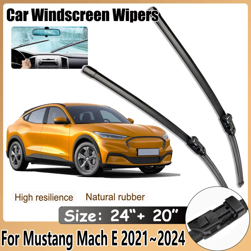 Автомобильные аксессуары для Ford Mustang Mach E 2021 2022 2023 2024 2x автомобильные щетки