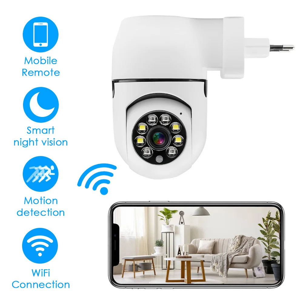 

Мини-камера видеонаблюдения V380 Pro, Wi-Fi, PTZ, 1080P