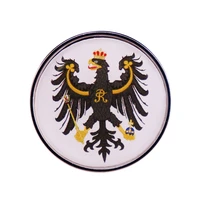 prussian brandenburg giant eagle television brooches badge for bag lapel pin buckle jewelry gift for friends