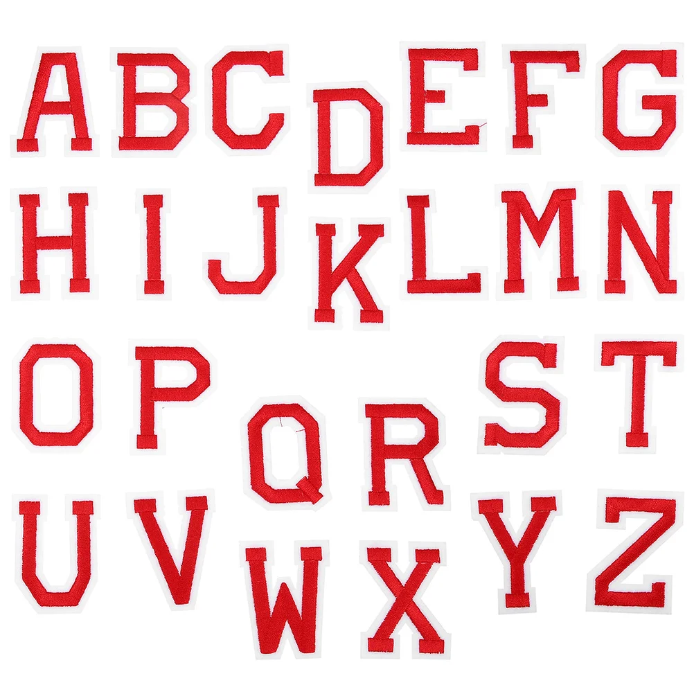 

26Pcs Garment Iron On Letters Alphabet Letter Patches for Clothing DIY Clothes Appliques