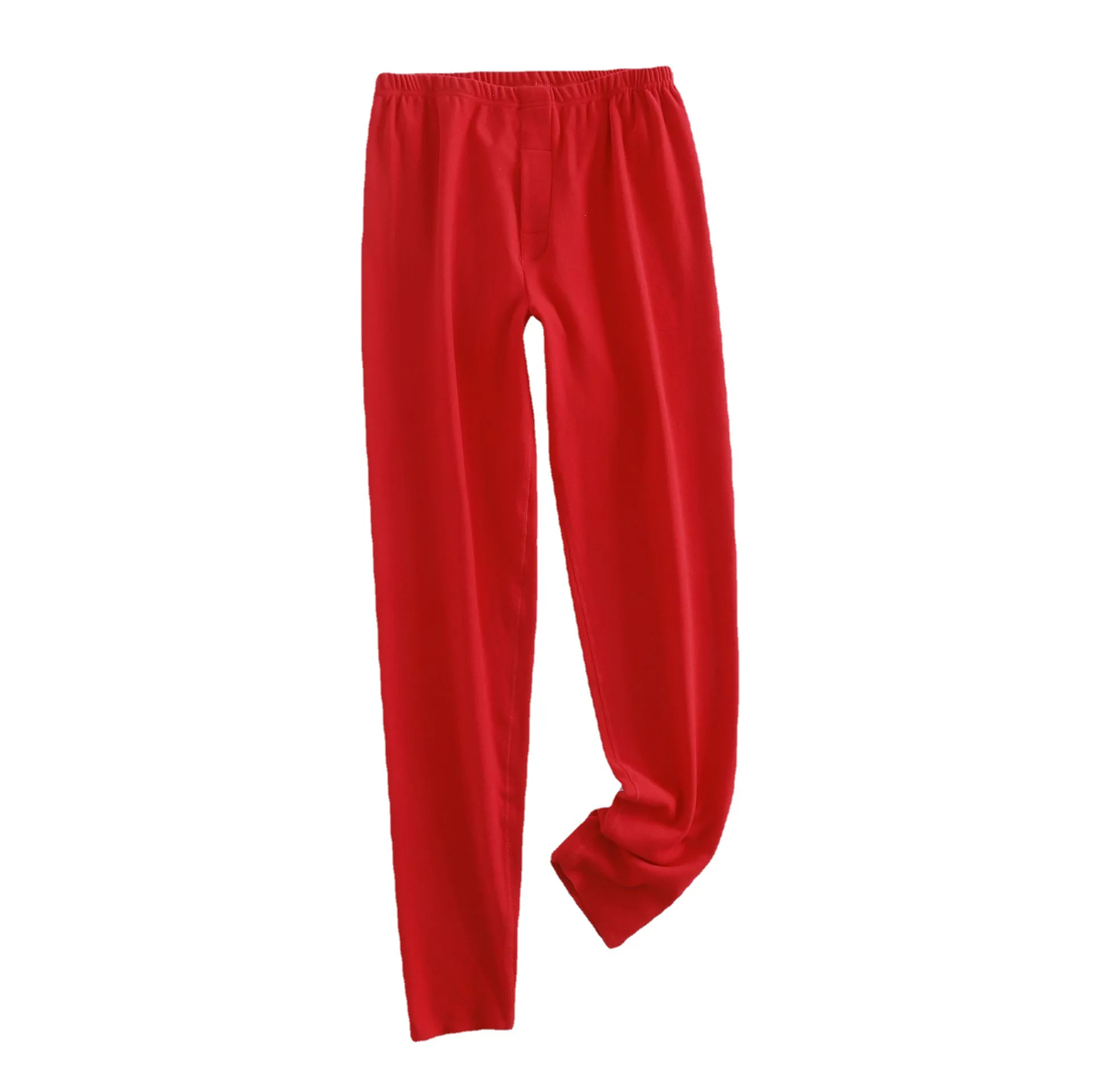 German Velvet Thermal Underwear Men Autumn/winter Pants Fleece Seamless Long Johns High Waist Elasticity Deep Crotch Leggings