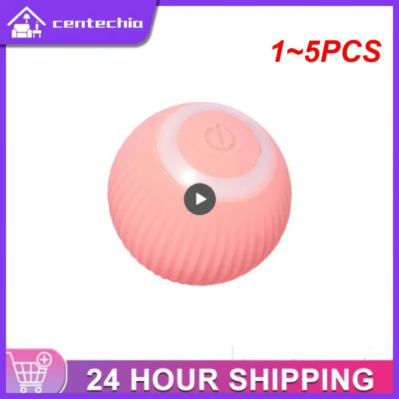 

1~5PCS Electric Cat Ball Toys Automatic Rolling Smart Cat Toys Interactive for Cats Training Self-moving Kitten Toys for Indoor