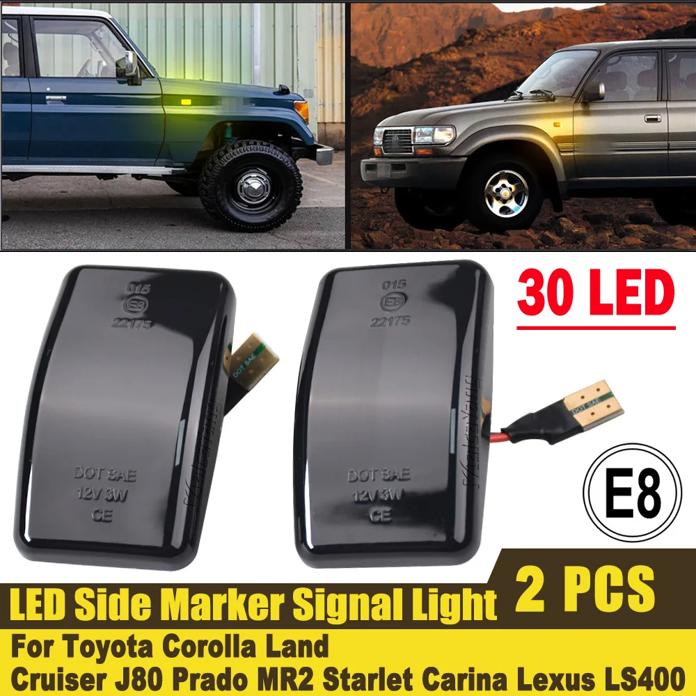 Фонари поворотников для Toyota Corolla Land Cruiser J80 Prado MR2 Starlet Carina Lexus LS400