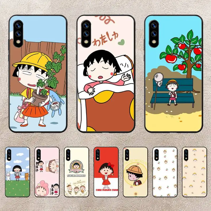 

Cartoon Chibi Maruko Chan Phone Case For Huawei G7 G8 P7 P8 P9 P10 P20 P30 Lite Mini Pro P Smart Plus Cove Fundas