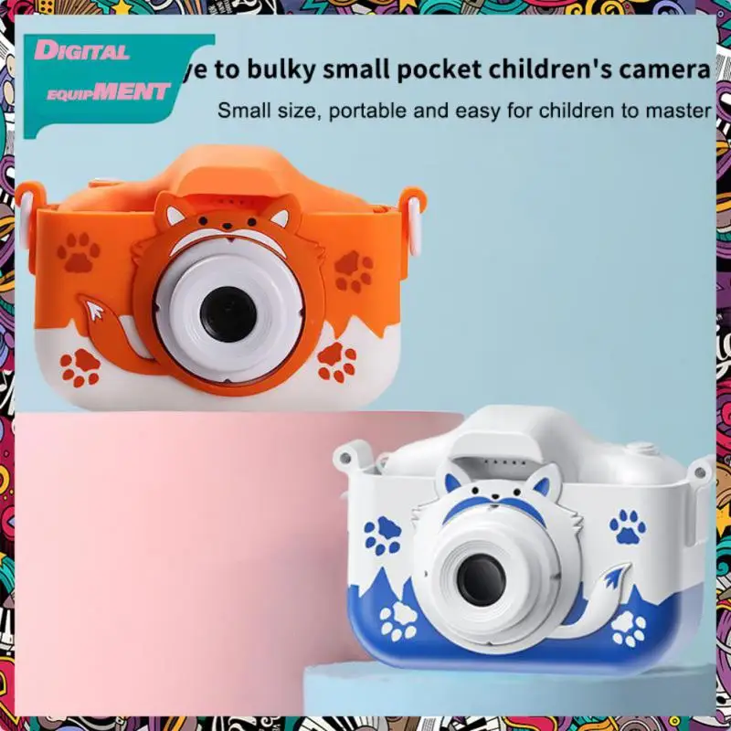 

400mah 1080p X5s Children's Camera Cartoon Fox Protective Cover Kids Camera Super Long Endurance Mini Video Camera 4000w Pixel