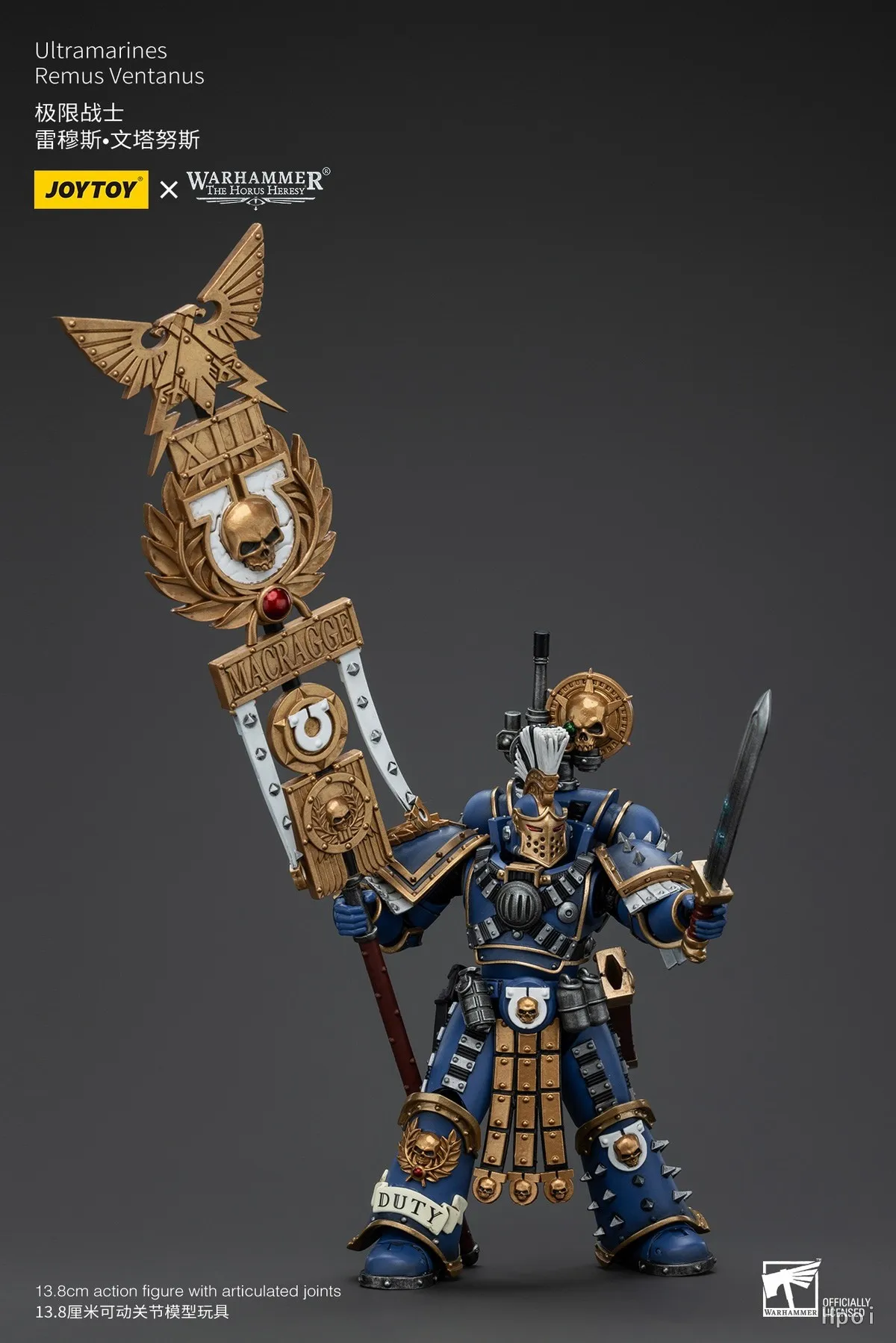 Фото Оригинальная фигурка JOYTOY 1/18 Dark Source Warhammer 40K Ultramarines Remus Ventanus №4