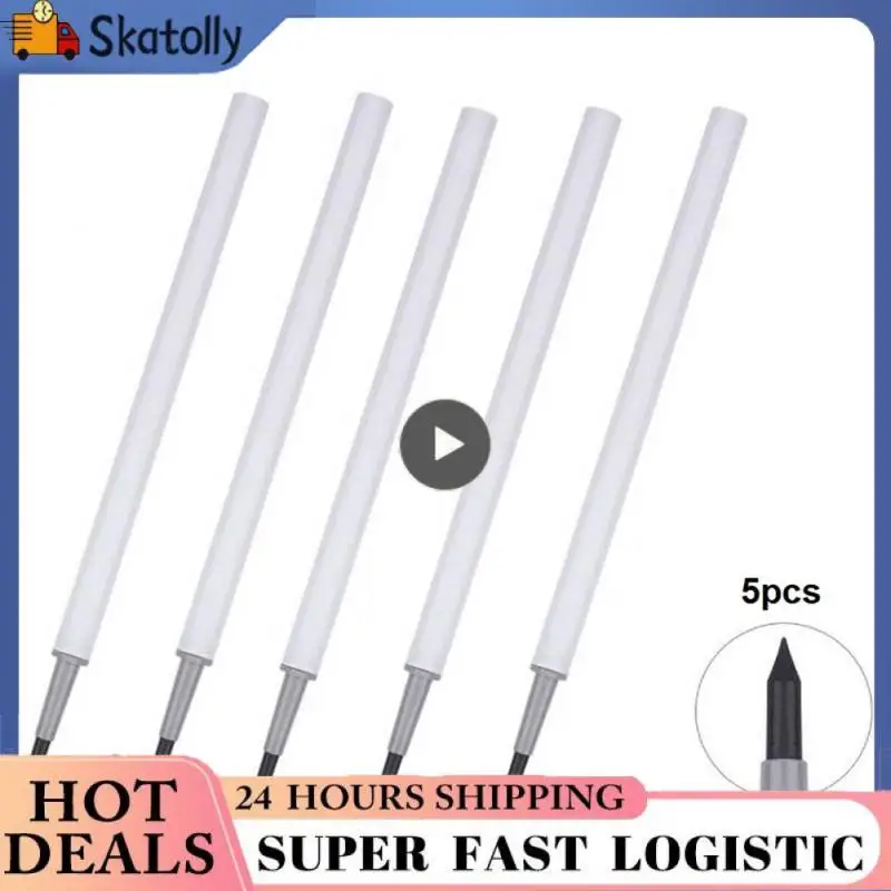 

With Eraser Fountain Pen Durable Eternal Pencil Inkless New Technique Unlimited Writing Pen Office School Supply Equipment