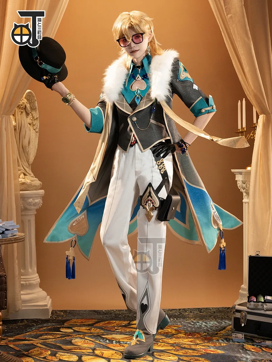 Игры Honkai Звездный рельс авантюрин косплей костюм парик обувь униформа для