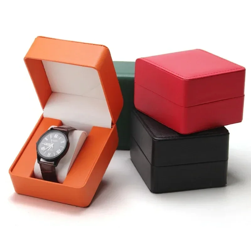 Коробка Для Хранения Часов Из Искусственной Кожи Держатель С Одним Циферблатом