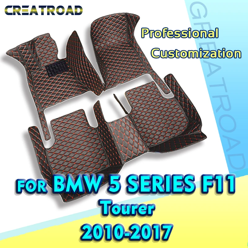 

Автомобильные коврики для BMW 5 серии F11 Tourer 2010 2011 2012 2013 2014 2015 2016 2017, индивидуальные автомобильные накладки на ножки, аксессуары для интерьера