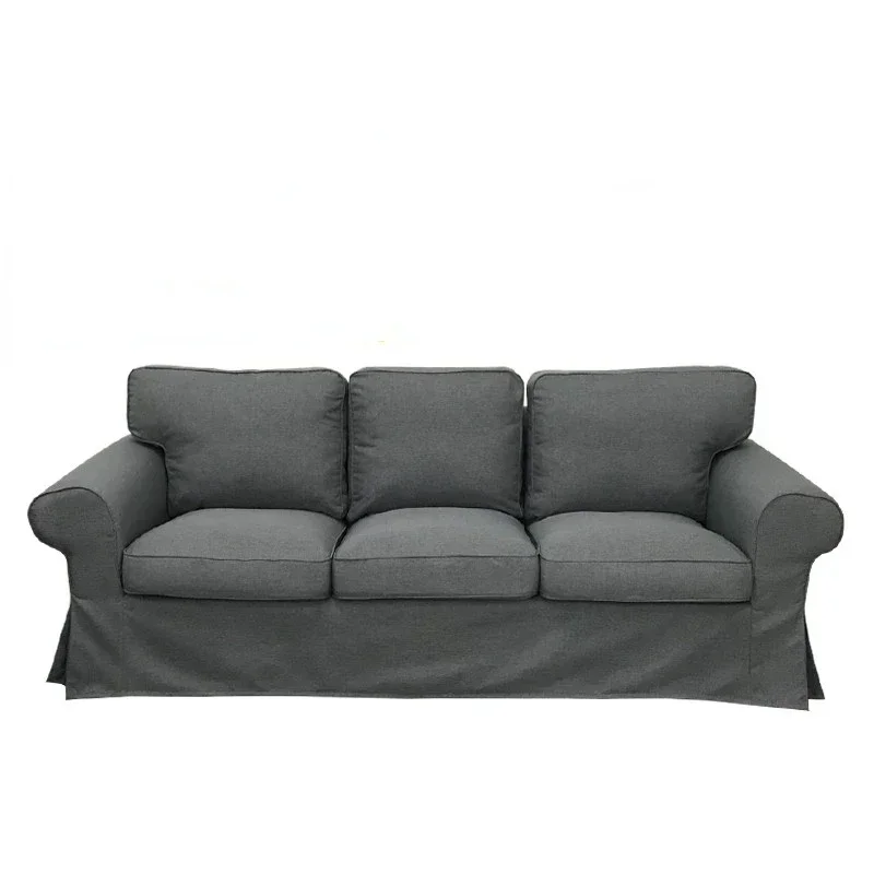 Чехол для дивана из льна и хлопка с рисунком кошки