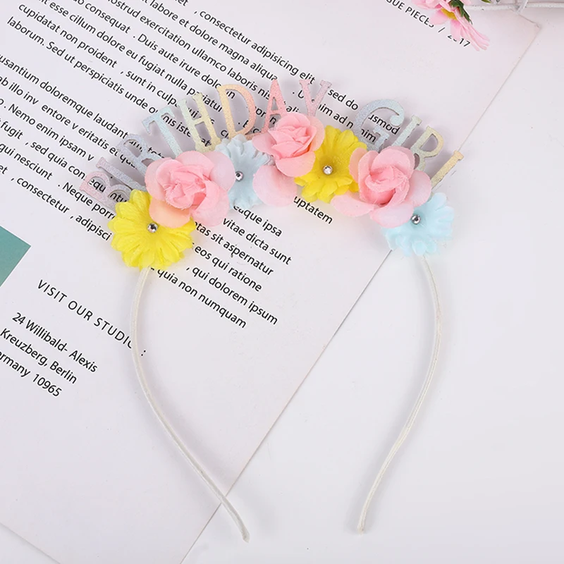 

Children Hairband Birthday Girl Artifact Flower Cute Headband For Kids