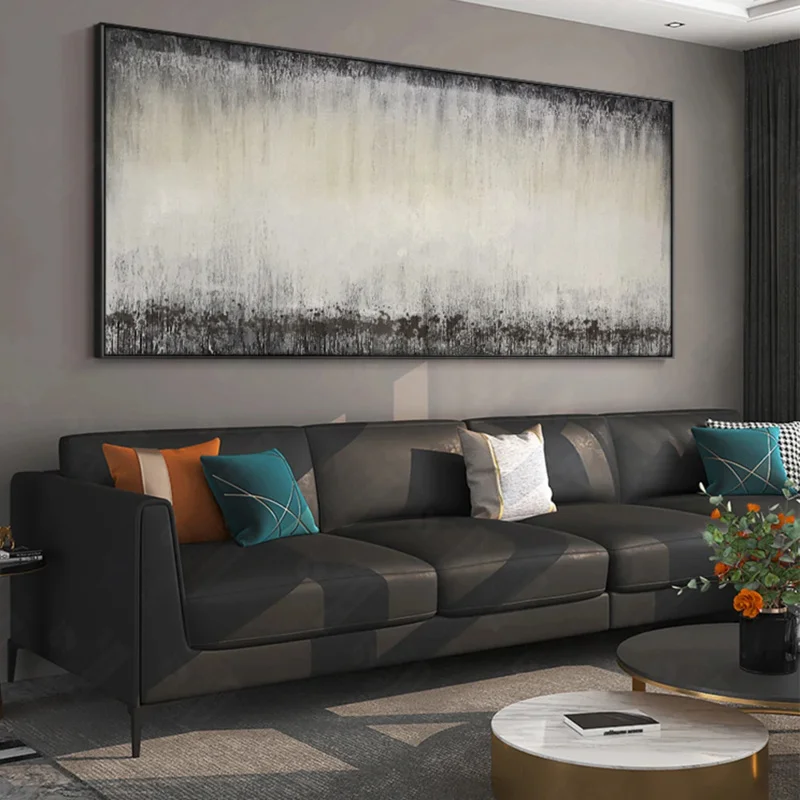 Ручная роспись абстрактная декоративная масляная живопись простая атмосфера