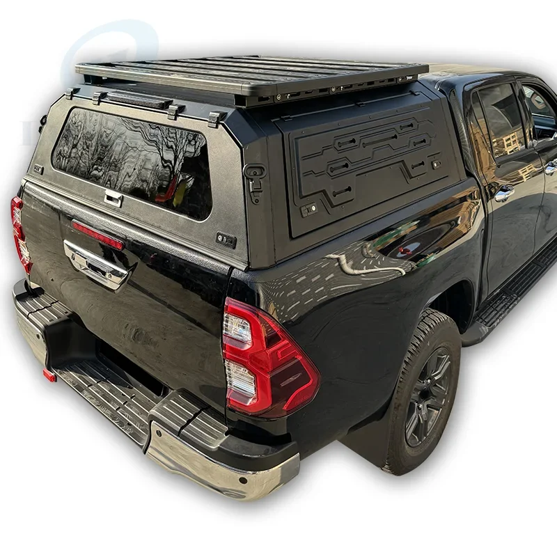 Черный навес для грузовика Camper 4X4 чехол навеса Pickupk настраиваемый Ford Raptor Ranger Hilux
