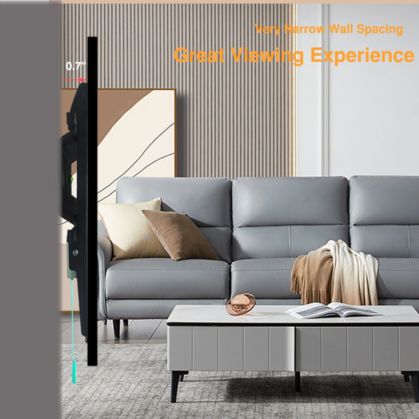 Настенное крепление для телевизора Suszhe 43 дюйма предохранительный замок в