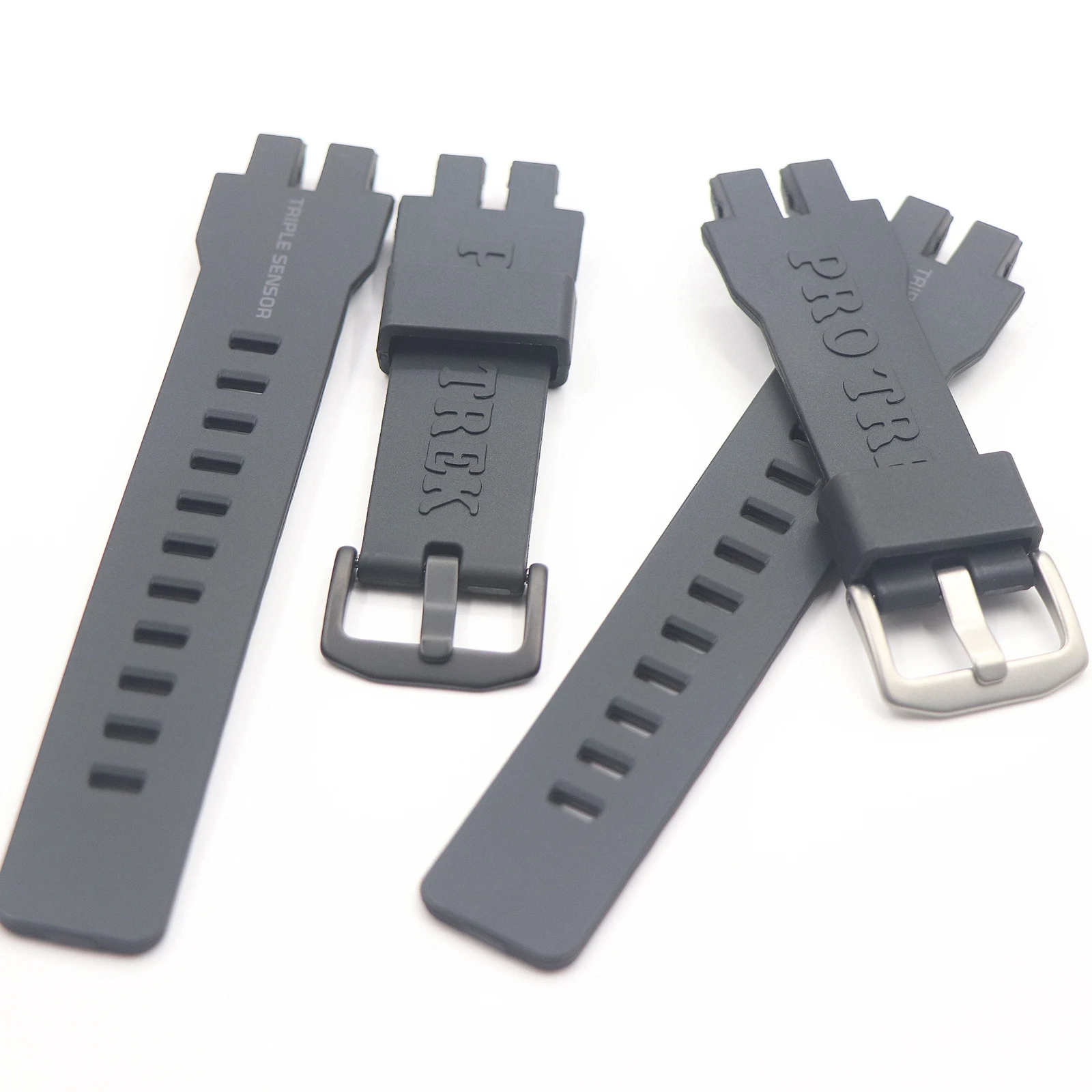 

Watchband Strap For Casio PRW-300 PRW-3100Y PRW-6100Y-1B 6000Y/YT/FC-1 Silicone Watch Band Black Silicone Men Accessories