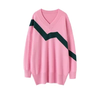 high street geometric 100 cashmere winter warm sweater women new designer latest fashion for women 2022 clothes
