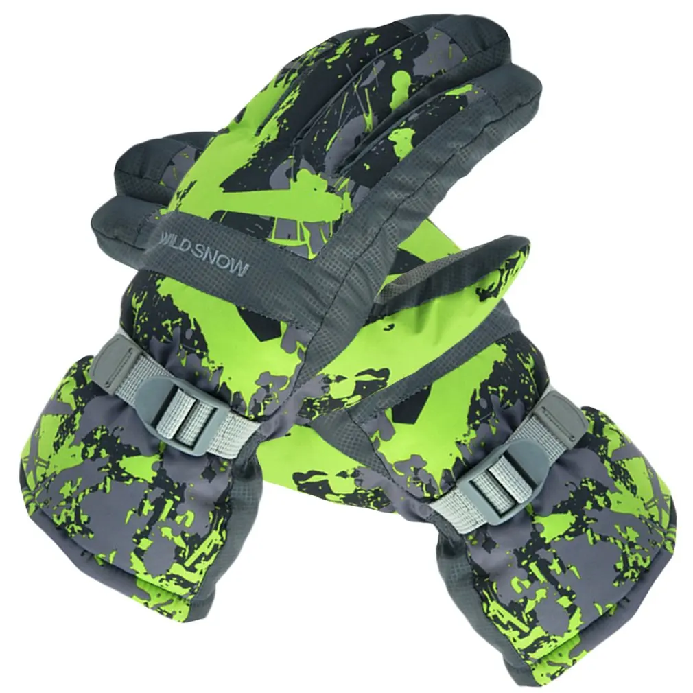 

Зимние мужские лыжные перчатки для улицы перчатки для сноуборда снегохода мотоцикла водонепроницаемые перчатки для катания на лыжах езды ...