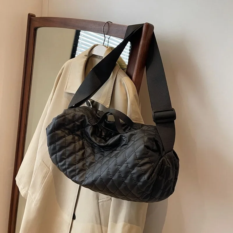 Твердые нейлоновые сумки через плечо большой емкости с ромбами Лидер продаж