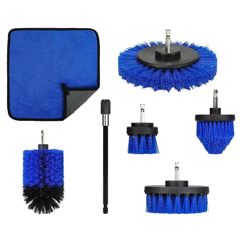 

Насадка На щетку для дрели, 7 шт., мощная щетка для чистки, щетка для дрели, Набор насадок для ванной комнаты, душевой плитки