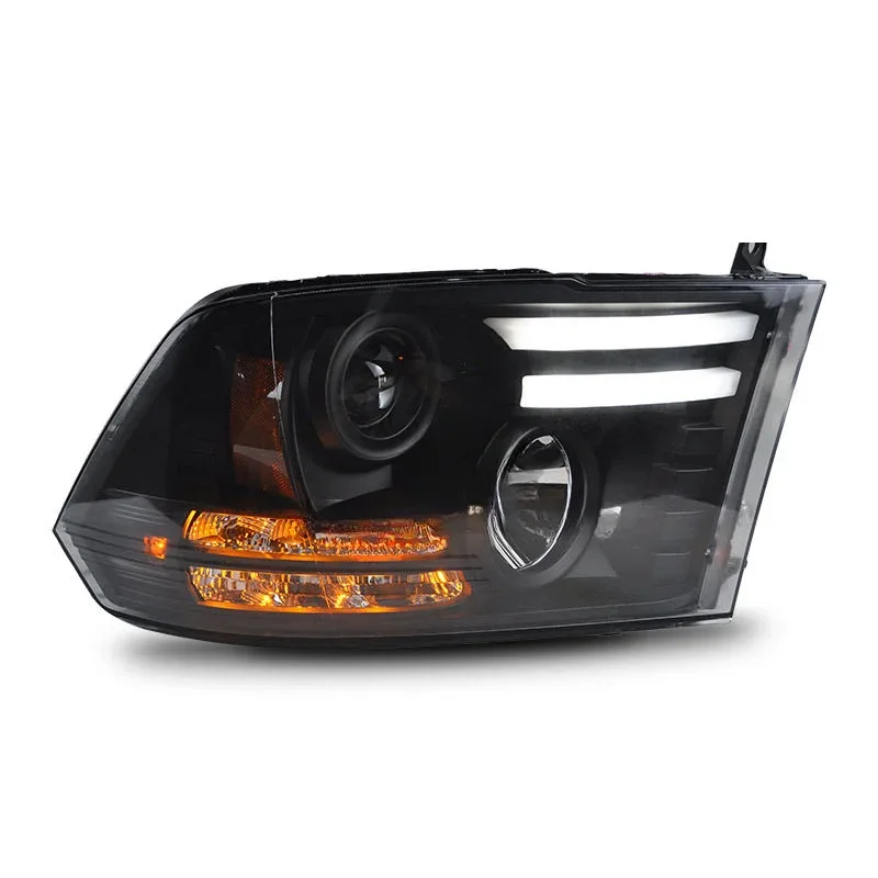 

Upgrade LED DRL Headlight Headlamp Assembly for Dodge Ram 1500 2013-2018 HID Xenon Head Lamp Head Light Plug and Play