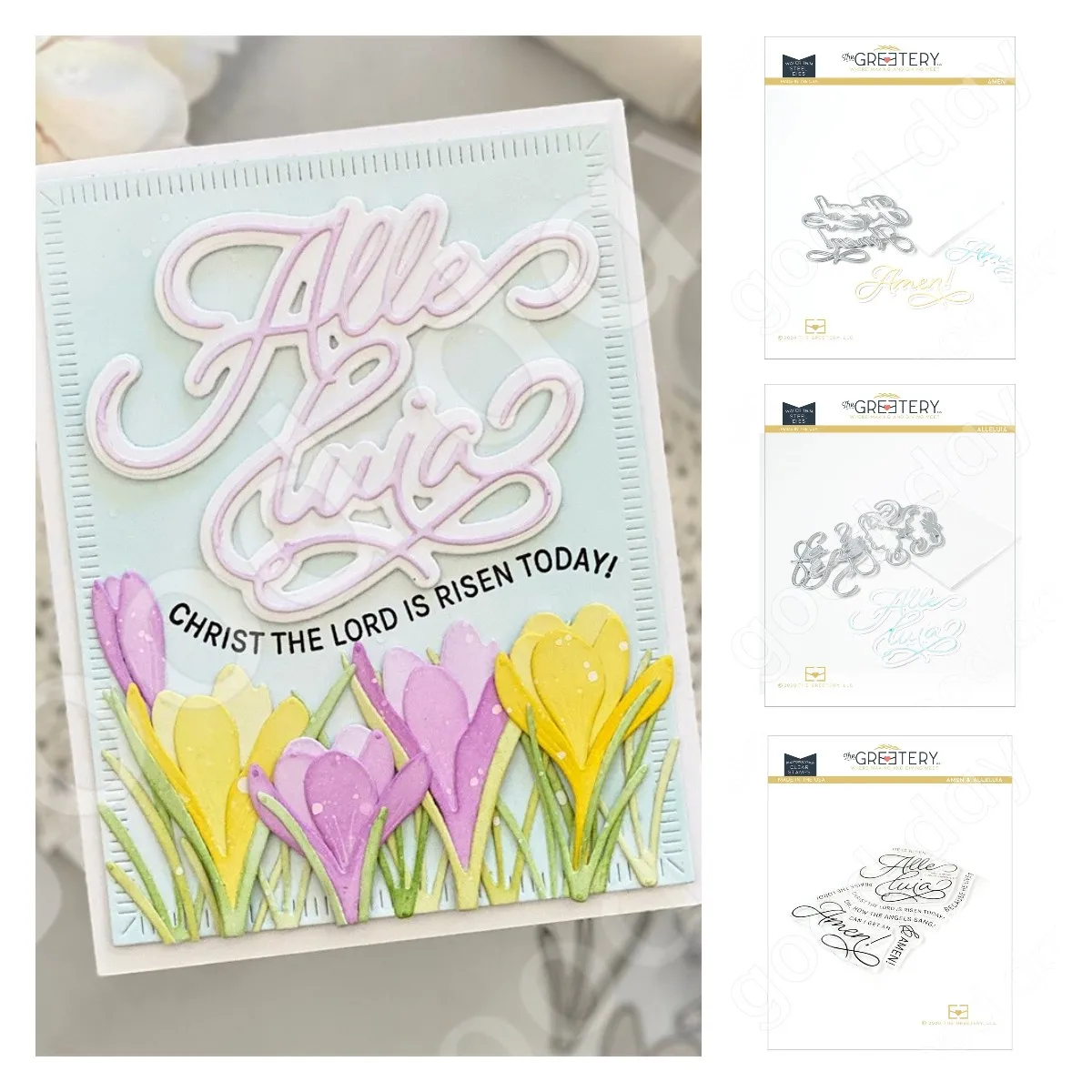 

2022 Easter,Alleluia Die,metal Cutting Dies and Stamps Scrapbooking Diy Decoration Craft Embossing