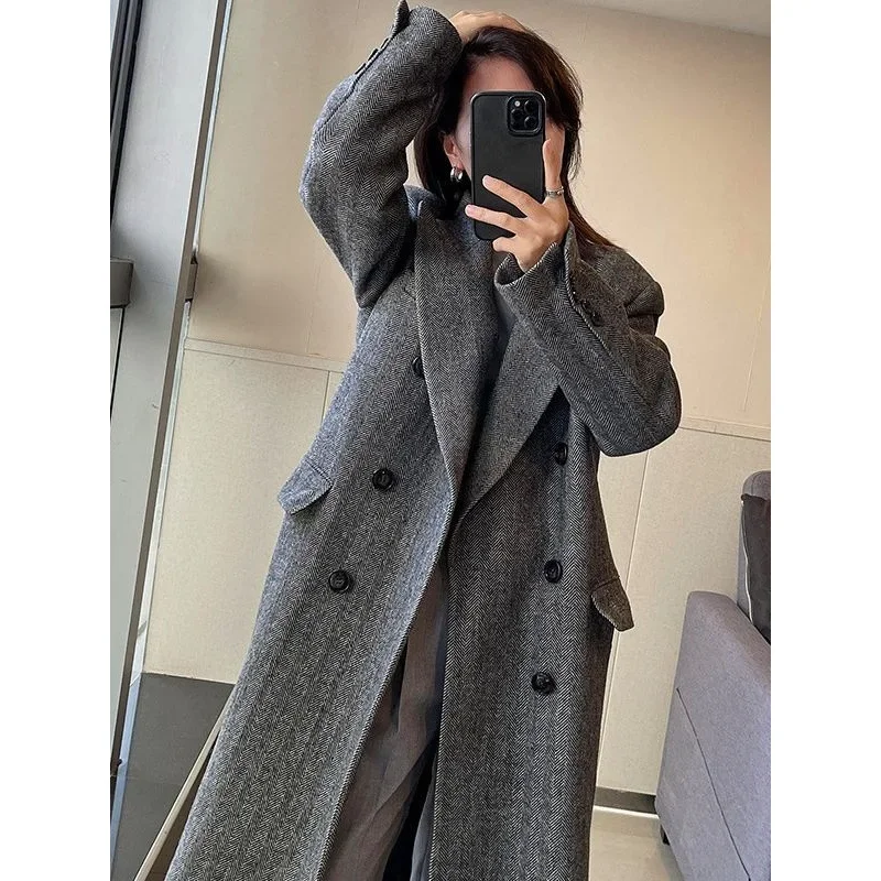 Новый минималистичный H-образный классический двухрядный толстый жаккардовый