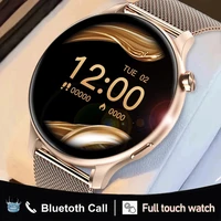 2022 new fashion bluetooth call women smart watch full screen touch waterproof smart bracelet heart rate monitor lady smartwatch