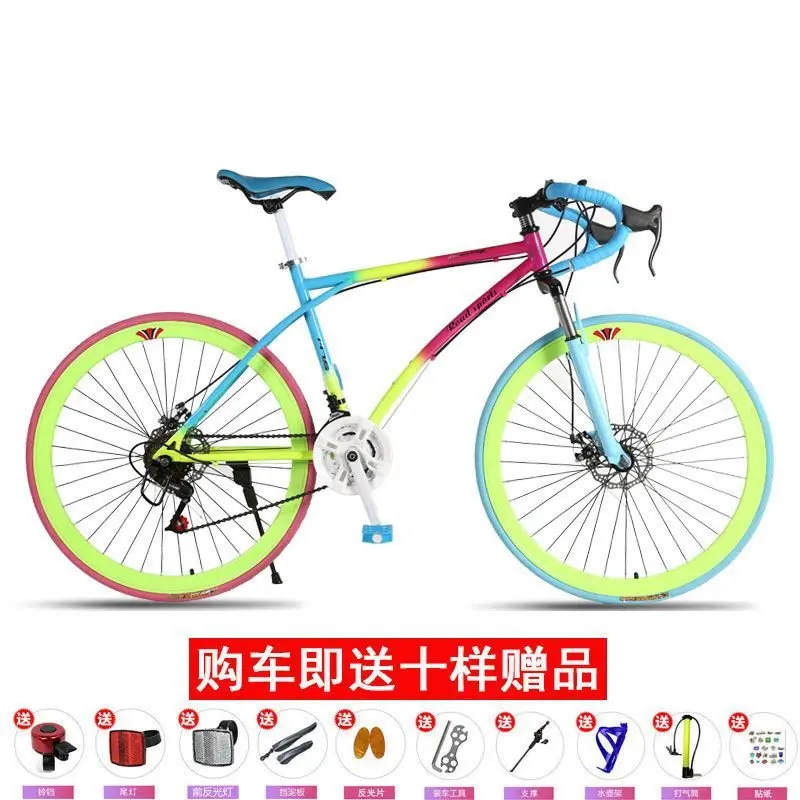 Горный Летающий Велосипед с двойным дисковым тормозом 24/26 дюйма 24 скорости