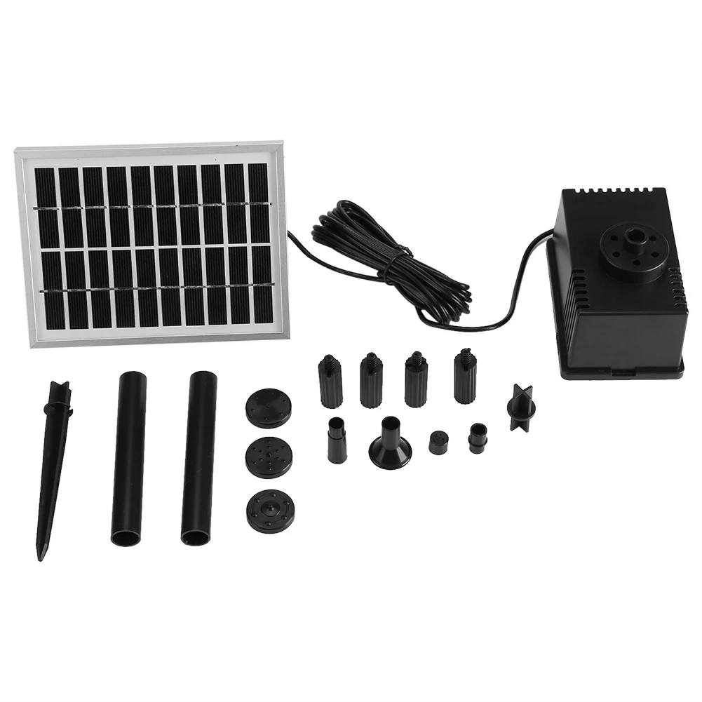 

1.8W 9V Solar Brushless Pump Water Cycle Pond Fountain Rockery Fountain