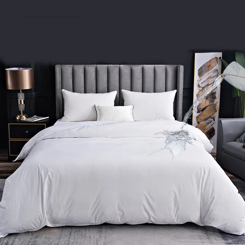 

Waterproof Duvet Quilt Cover Simple Bedding Waterproof Comforter Cover Bed Linen for Elderly/Patient/Baby Pillowcase King Queen