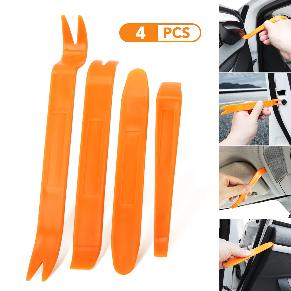 4Pcs Car Panel Removal Tool Repair Tool Pry Tool Hand Tools For Mazda 2 3 5 6 8 CX-5 CX-7 CX-9 MX-5 ATENZA Axela