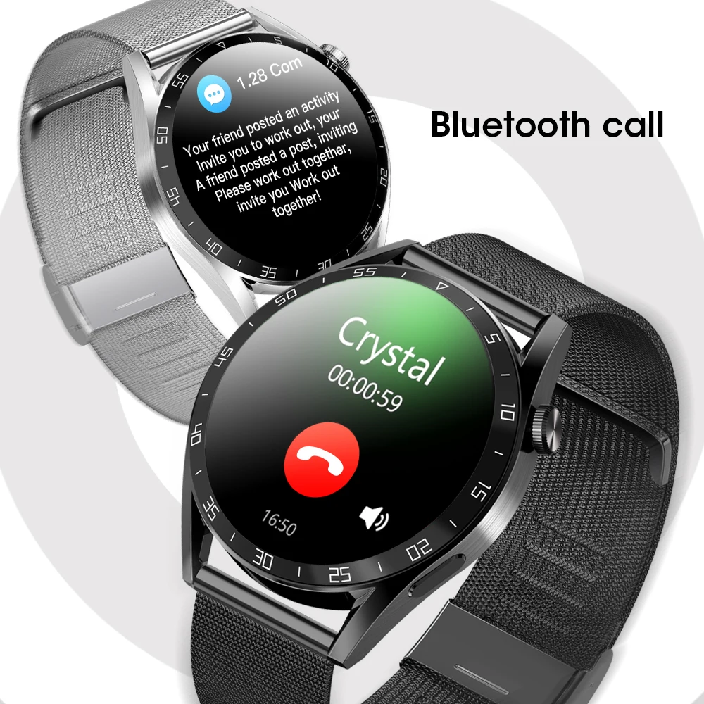 Смарт-часы GT3 на Android 2022 для мужчин и женщин водонепроницаемые с Bluetooth функцией