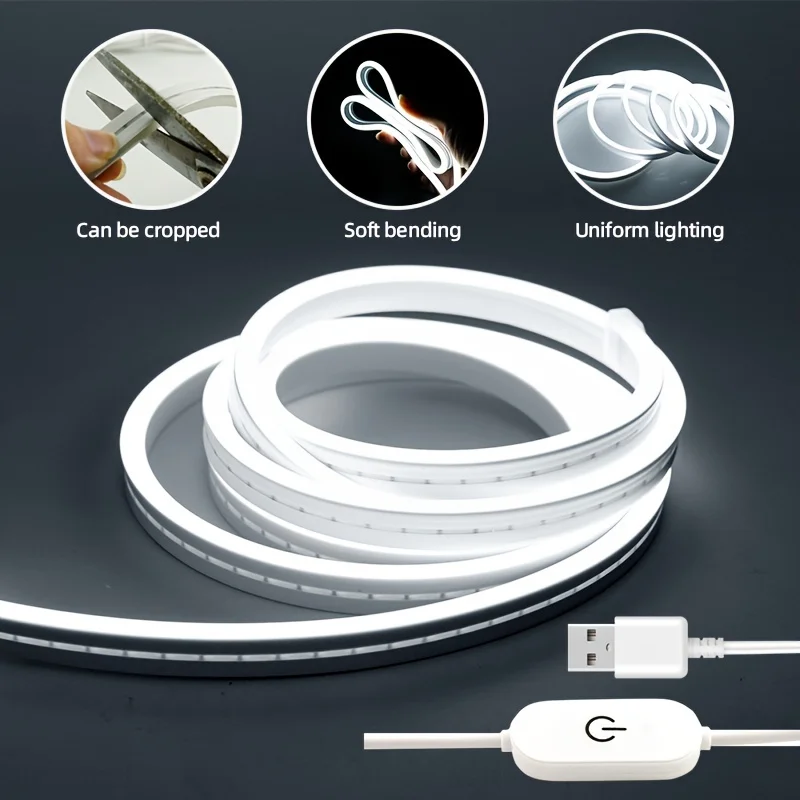 

USB светодиодная лента силиконовая 5В
