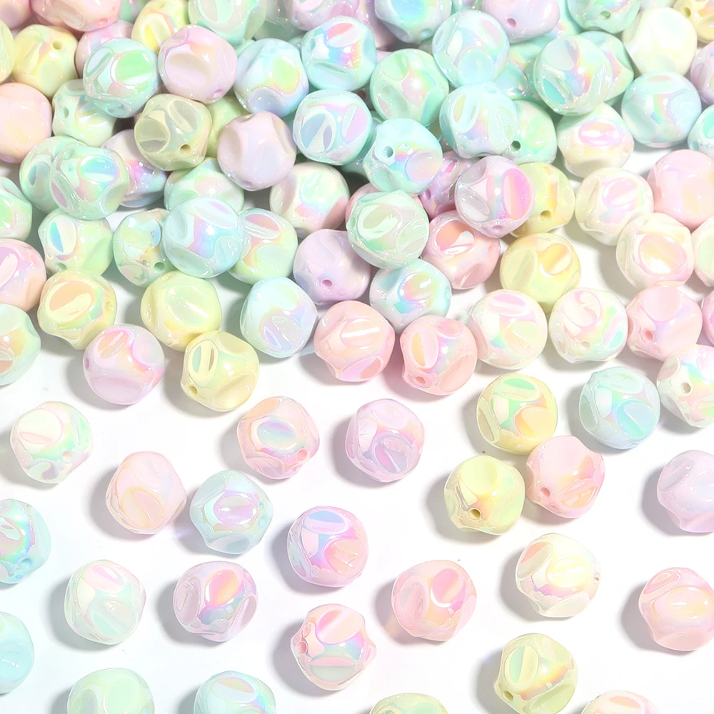 10 шт./партия 16 мм акриловые бусины с цветным покрытием в форме фига для