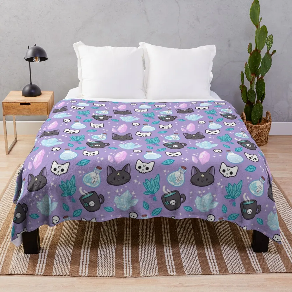 

Herb Witch | Nikury Throw Blanket luxury st blanket cute blanket plaid Fleece