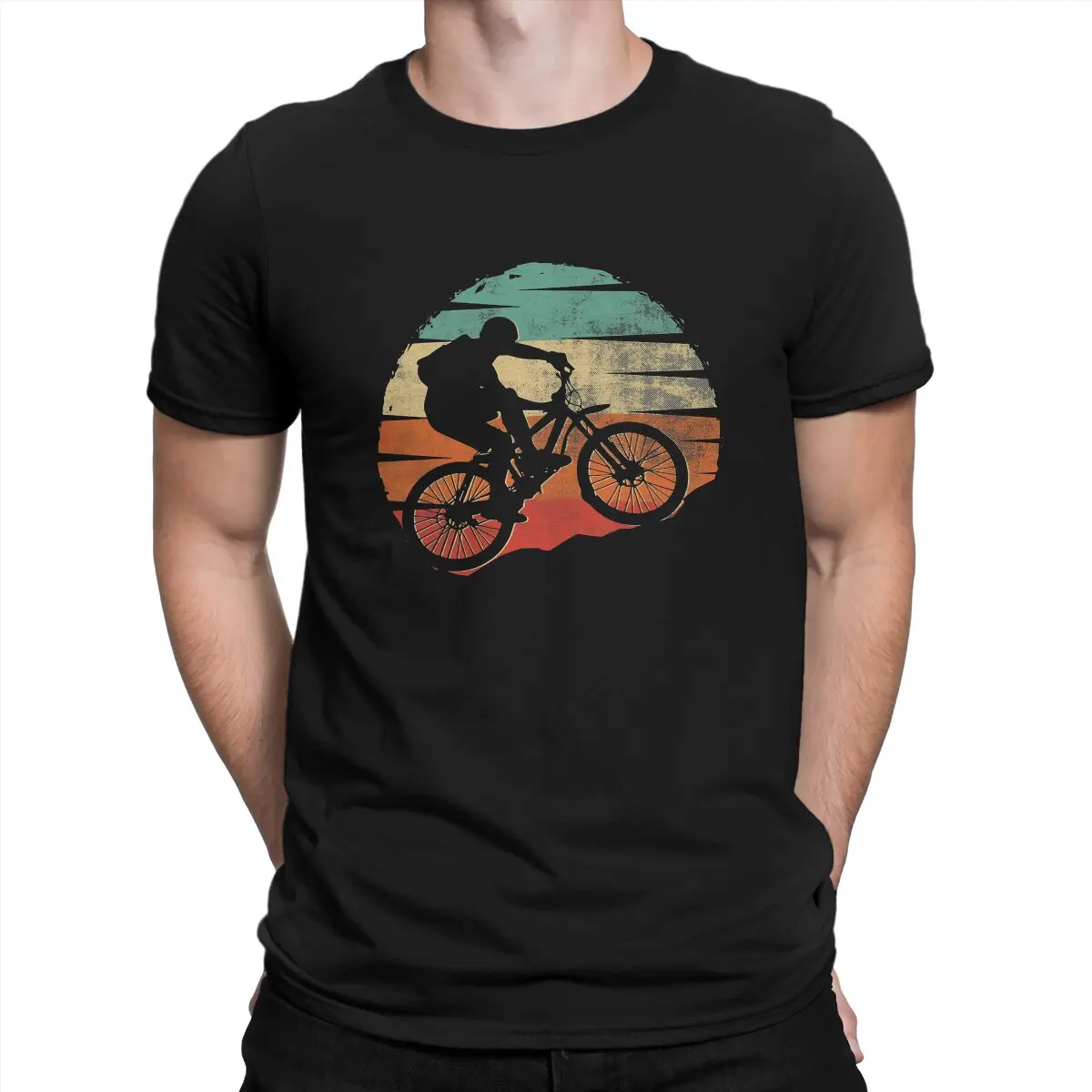 

Vintage Unique TShirt MTB Leisure Polyester T Shirt Hot Sale Stuff For Adult