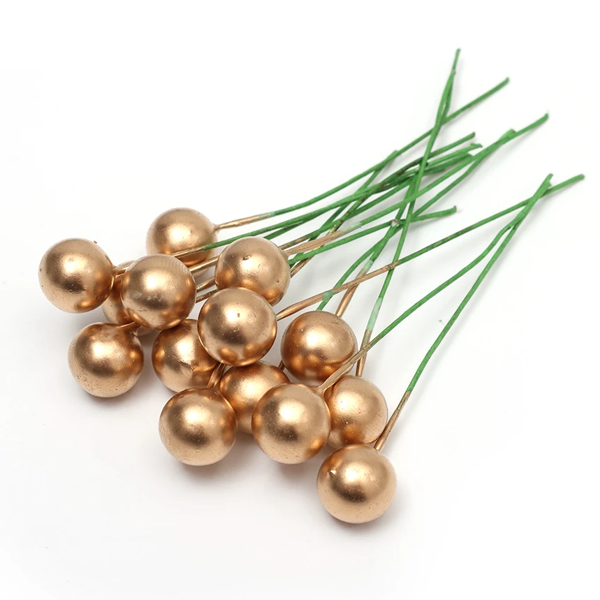 

Искусственные ягоды, пластик, красный, 50 шт