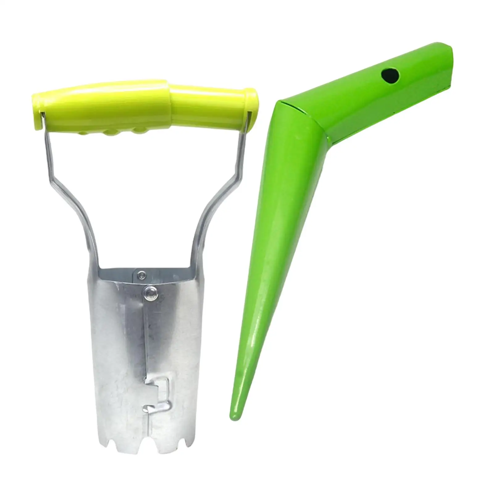

2x Bulb Planter & Seed Sower Plant Hole Digger Hole Marker Tool Gardening Tools for Dahlias Daffodils Farming Tools