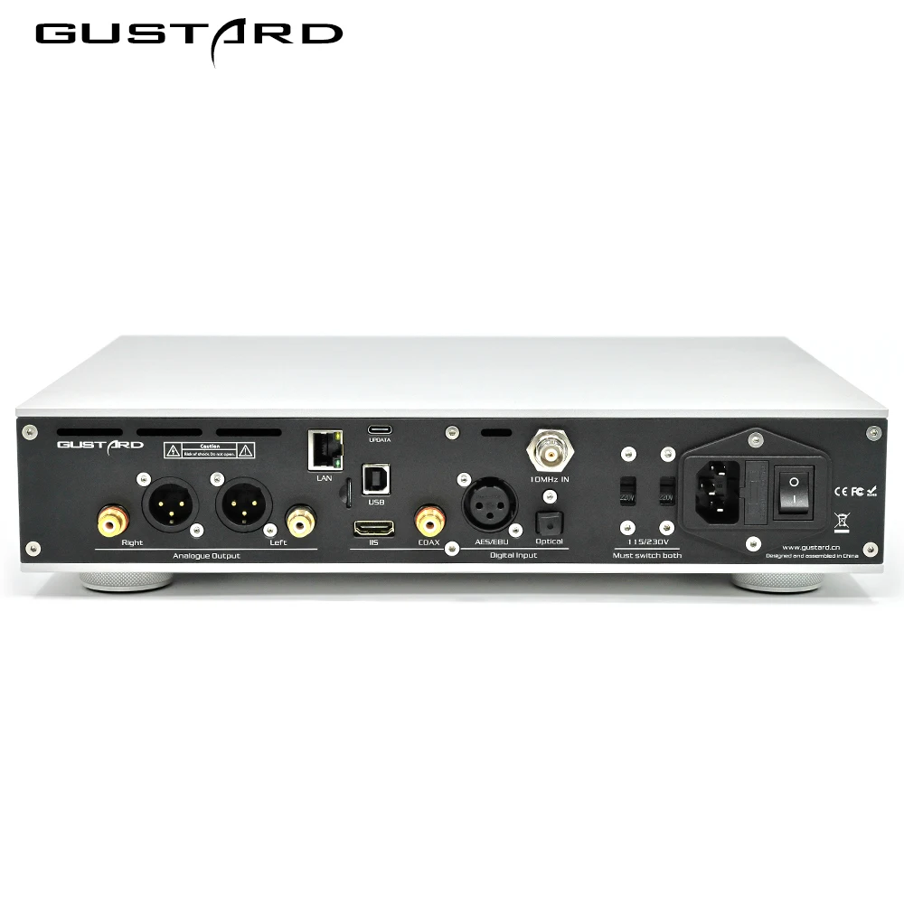 GUSTARD DAC-X26III Цифровой музыкальный аудио ЦАП Сетевой потоковый декодер Двойной