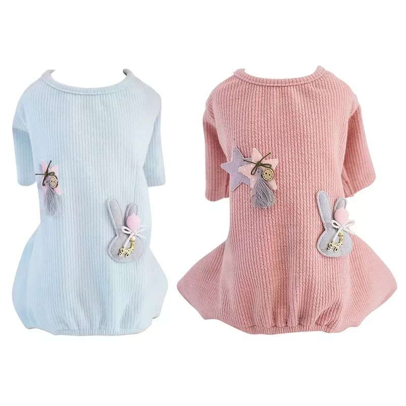 

Dog Claw Cute Rabbit Cotton Pet Clothes Small Dog Jumpsuit Pajamas Pet Hoodie Coat for Dogs Cats Super Soft