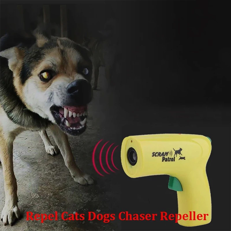 

New Flash LED Outdoor Animals Cat Bird Repellent Device Ultrasonic Dog Repeller Device Anti Barking Device for Pet Dog Training