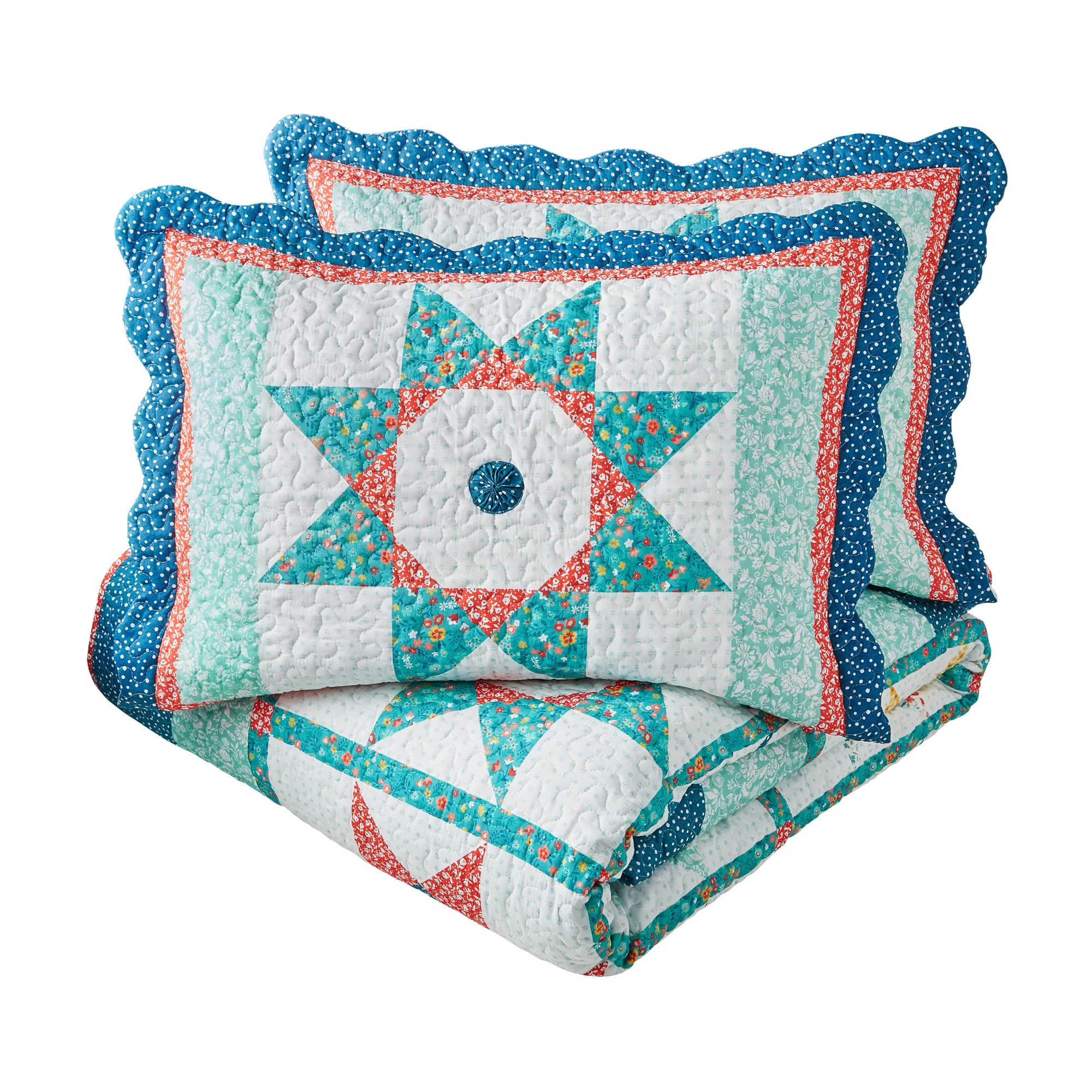 

Vintage Star 3-Piece Quilt Set, King