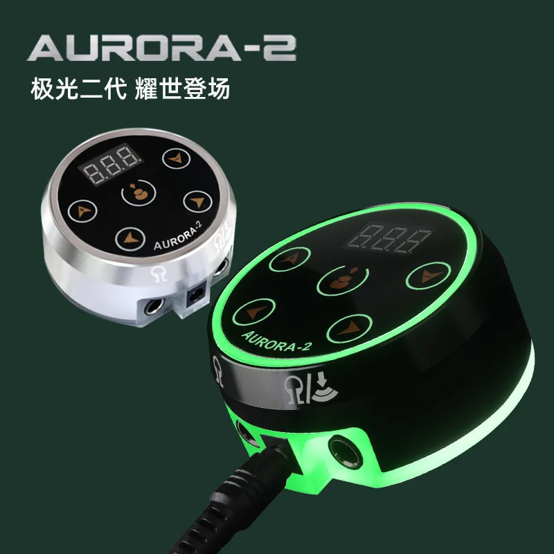 

Aurora 2 Tattoo Power Supply Upgrade Digital LCD Power Supply With Power Adaptor Mini Led Touchpad Tattoo Supplies