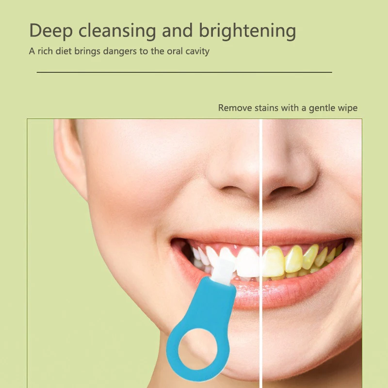 Умные чистящие салфетки для зубов удаление зубного налета пятен наноластик