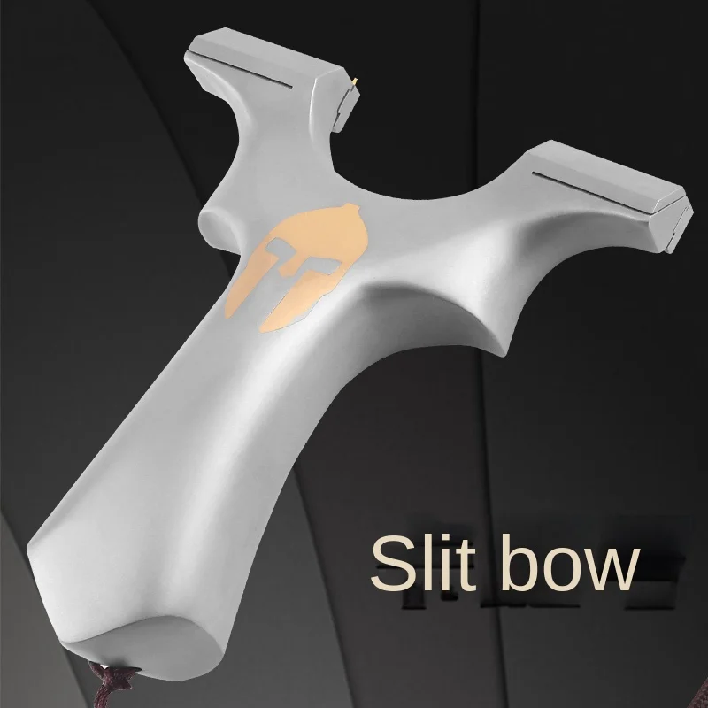 

All Titanium Alloy with Clamping JointTC21Outdoor Flat Leather Recurve Slingshot Professional High Precision Aiming Device Actua
