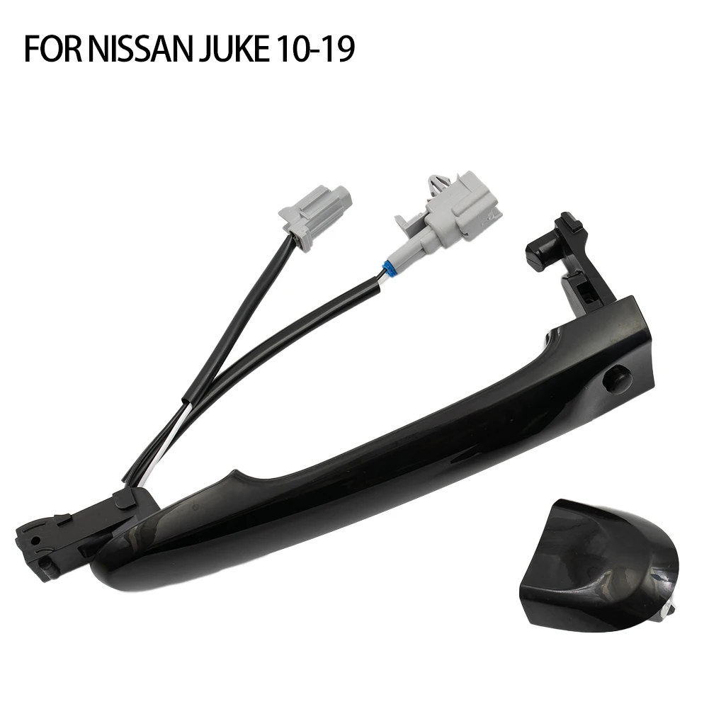

Black Front N/S Passenger Left Side Door Handle Keyless Entry For Nissan Juke 10-19 OEM Number: 82646-3WC2A,80640-3WC2A
